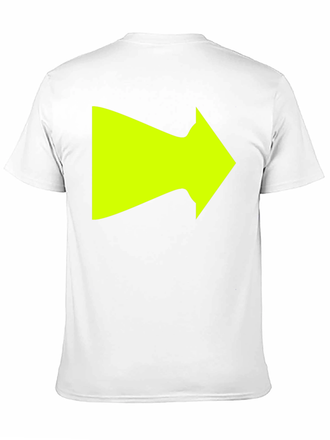 Right Arrow Graphic T-Shirt - Bold Neon Design