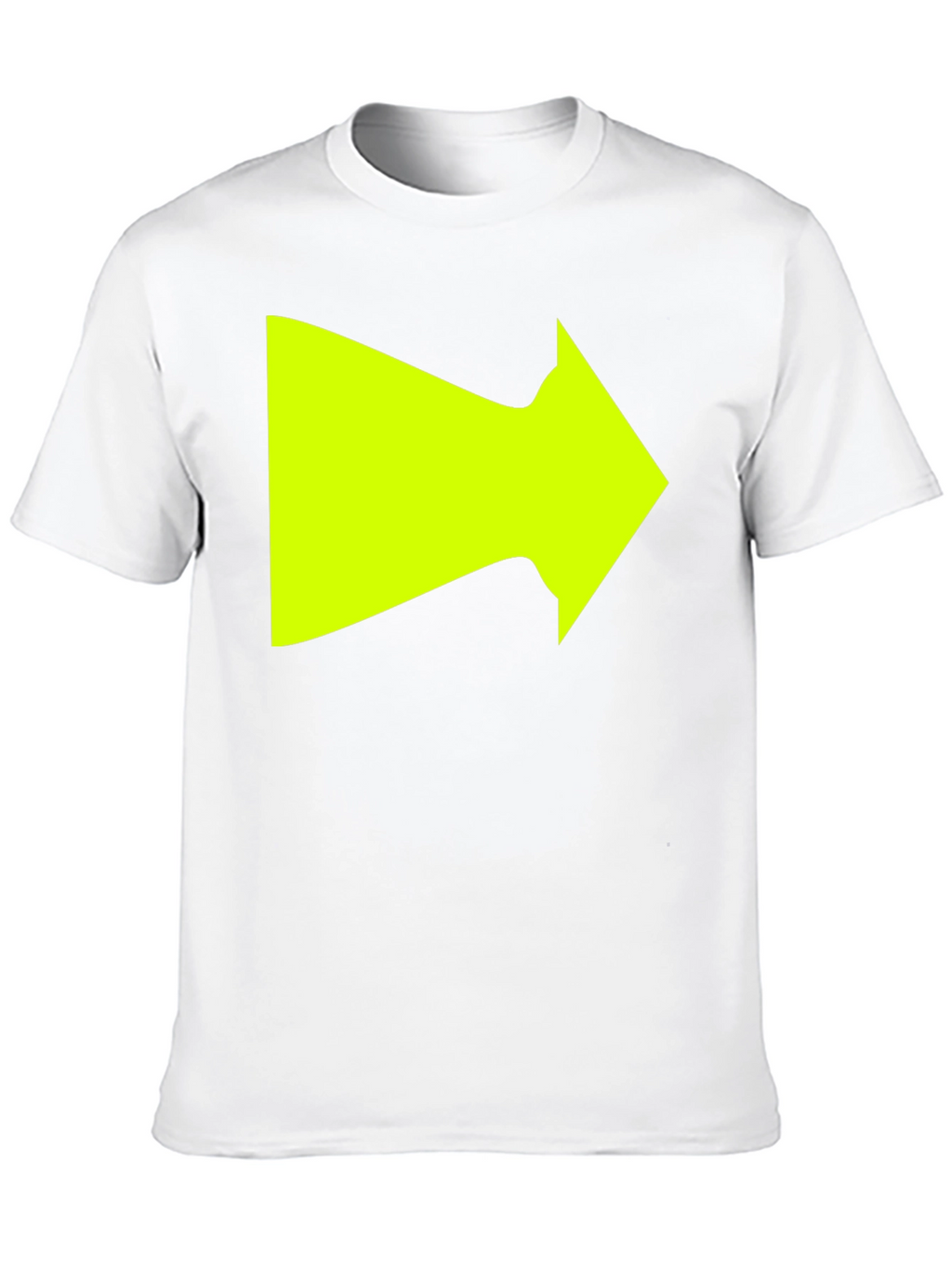 Right Arrow Graphic T-Shirt - Bold Neon Design