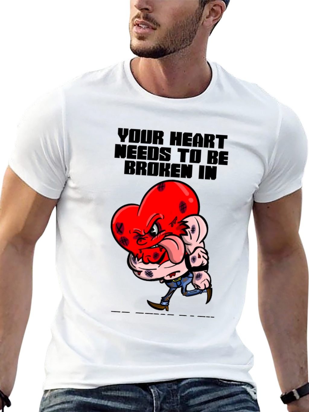 Broken Heart Graphic T-Shirt
