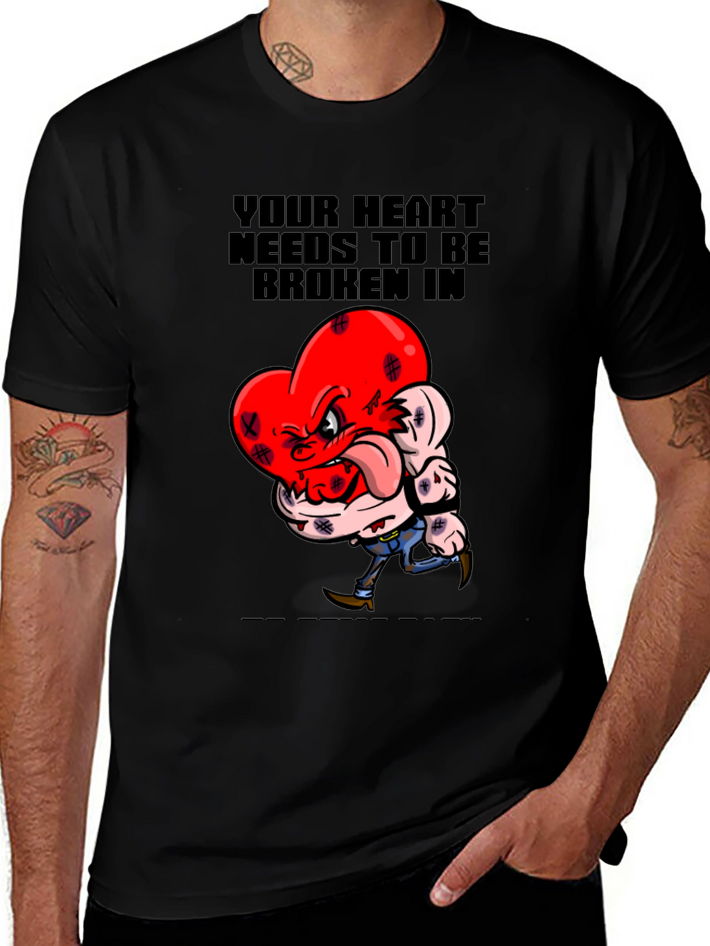 Broken Heart Graphic T-Shirt