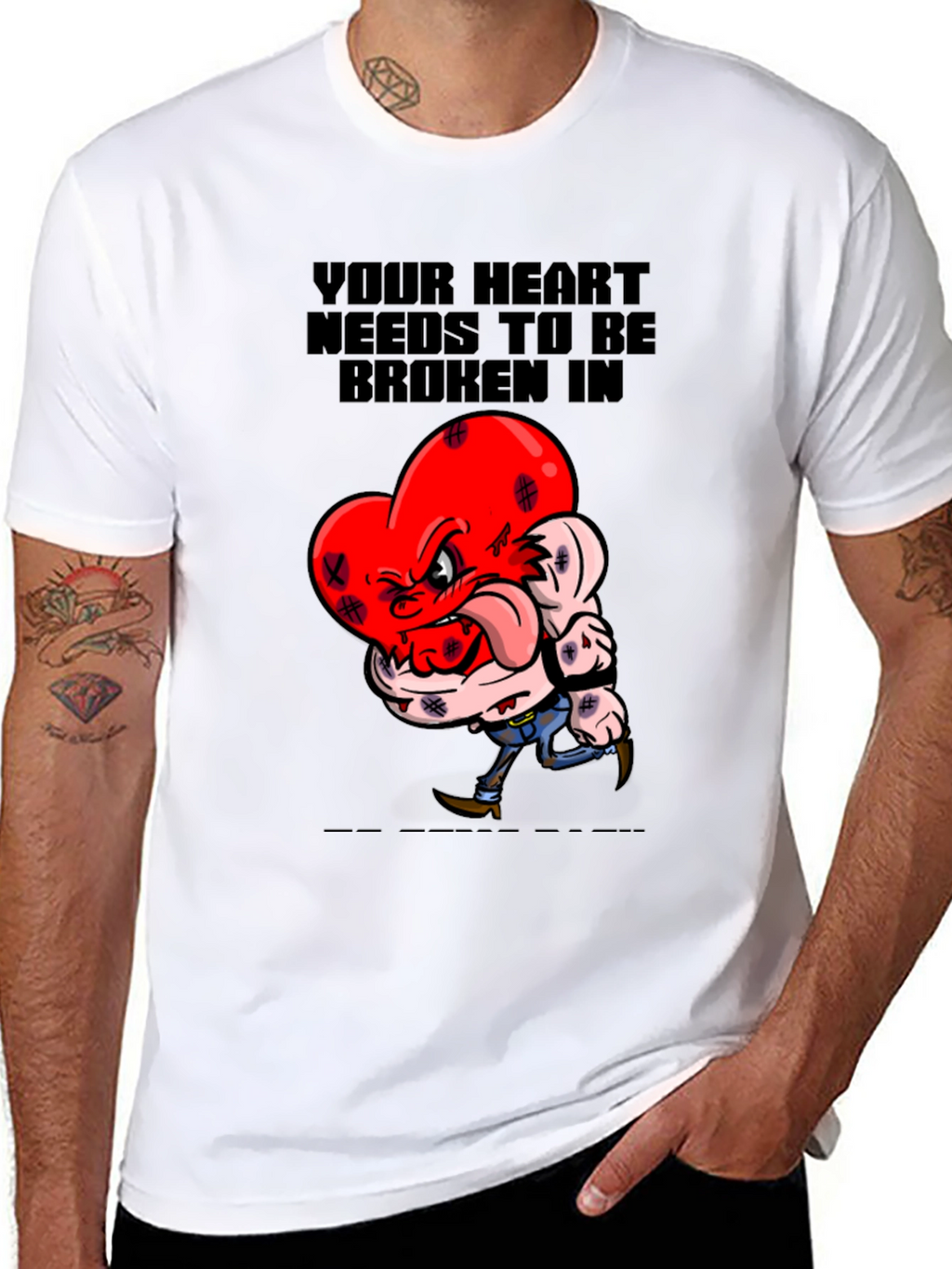 Broken Heart Graphic T-Shirt
