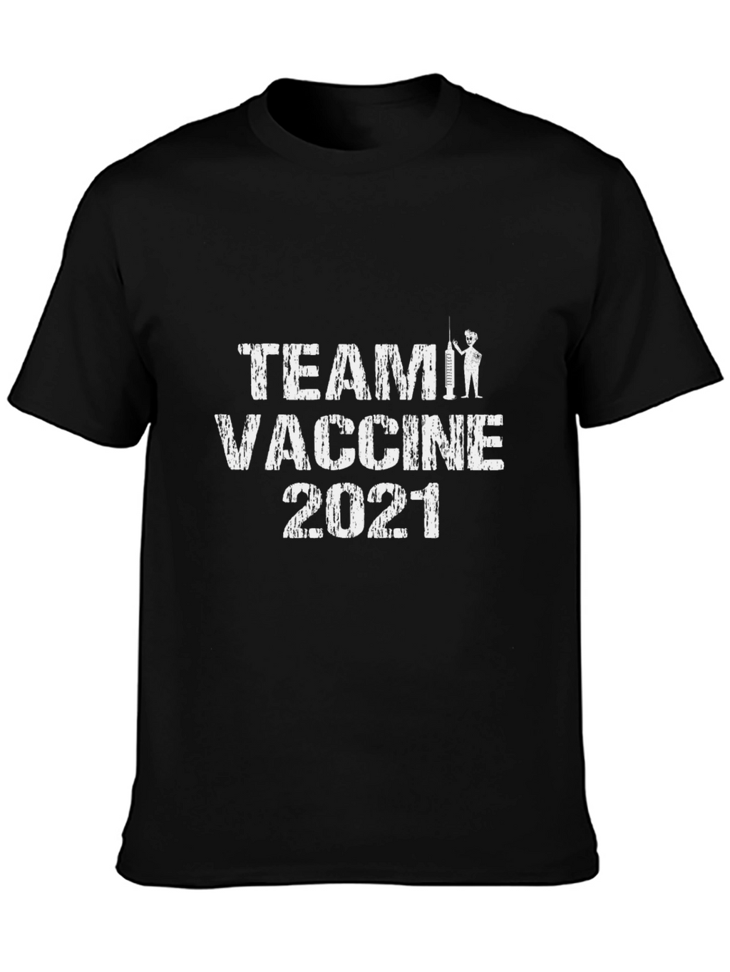 Team Vaccine 2021 Black T-Shirt