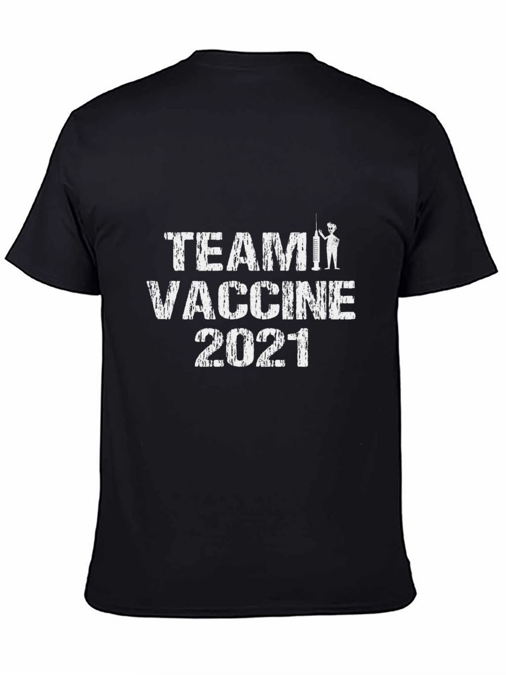 Team Vaccine 2021 Black T-Shirt