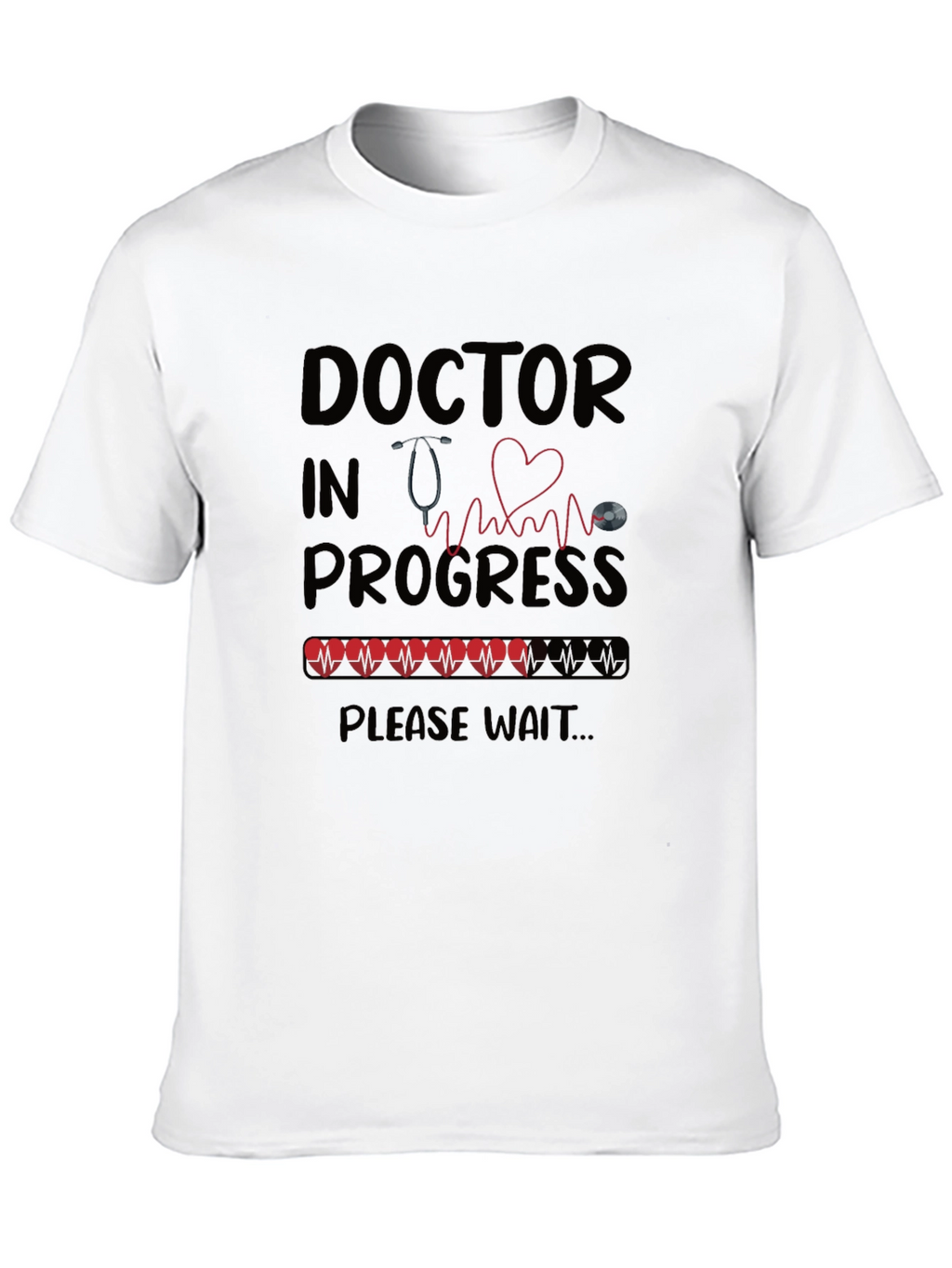 Doctor in Progress Black T-Shirt
