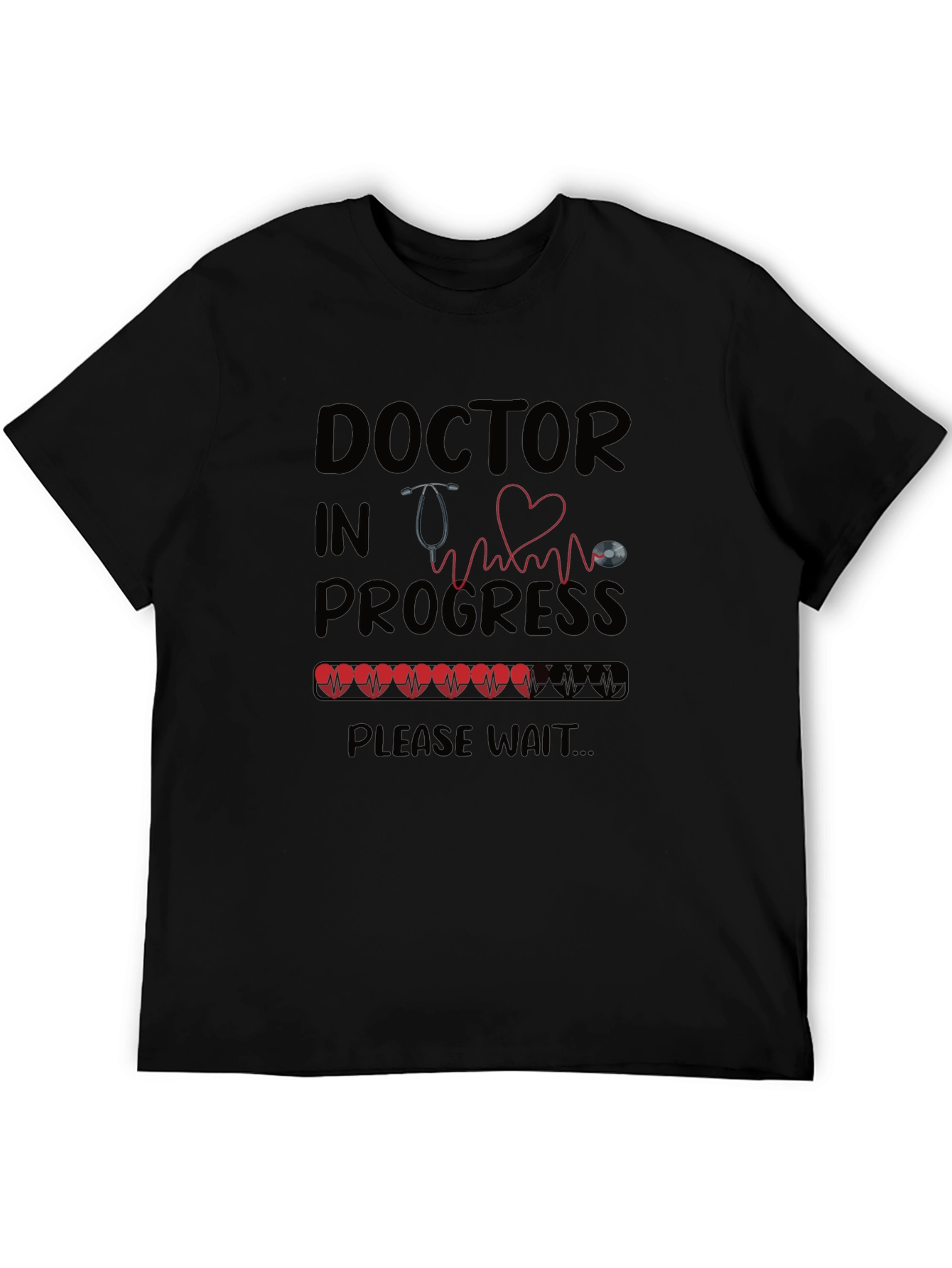 Doctor in Progress Black T-Shirt