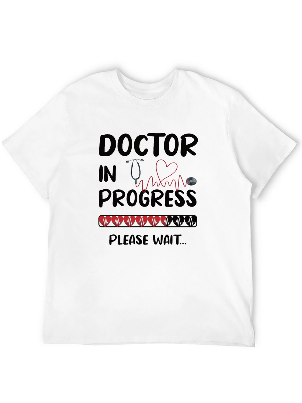 Doctor in Progress Black T-Shirt