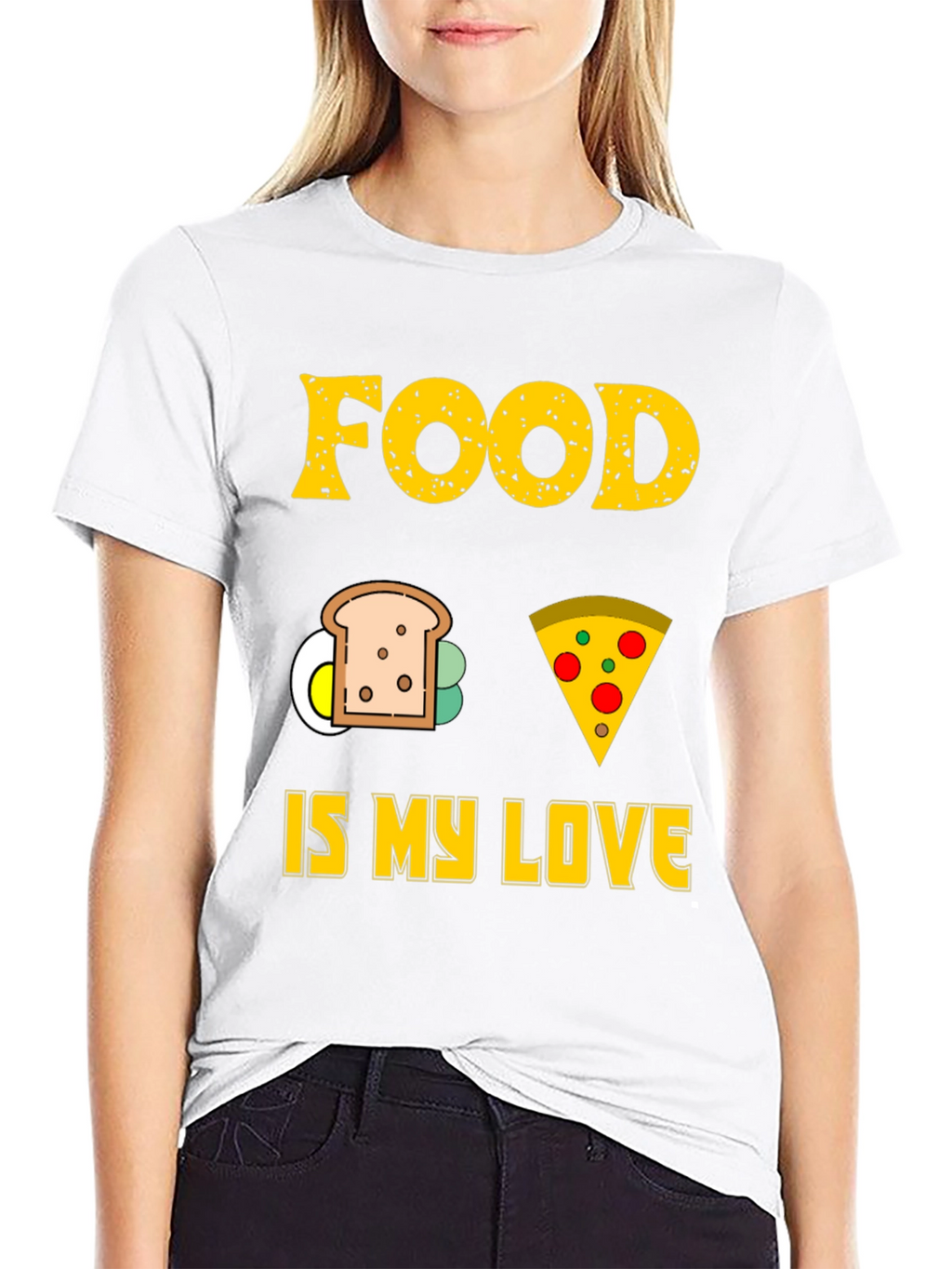 Food is My Love T-Shirt - Graphic Tee