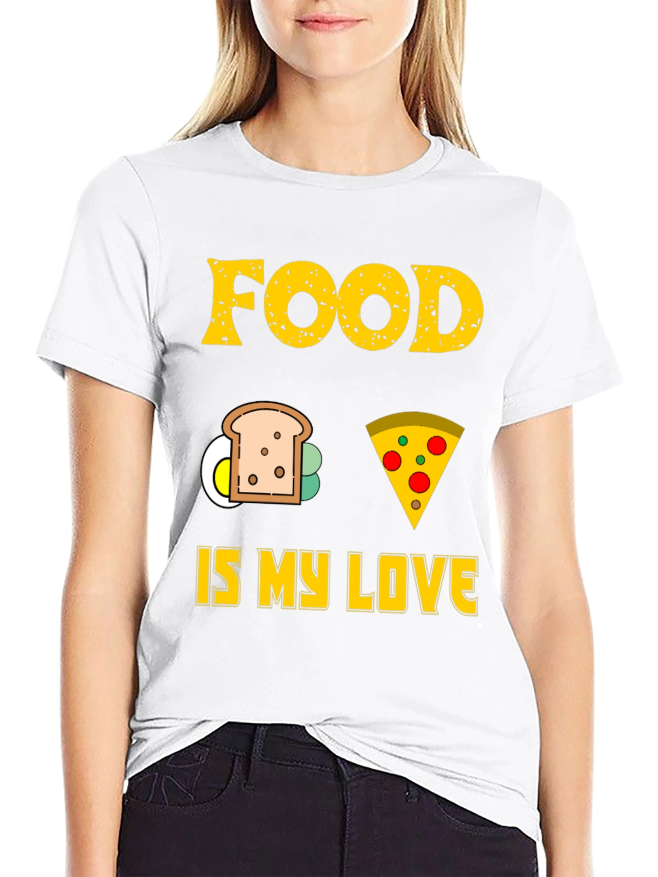 Food is My Love T-Shirt - Graphic Tee
