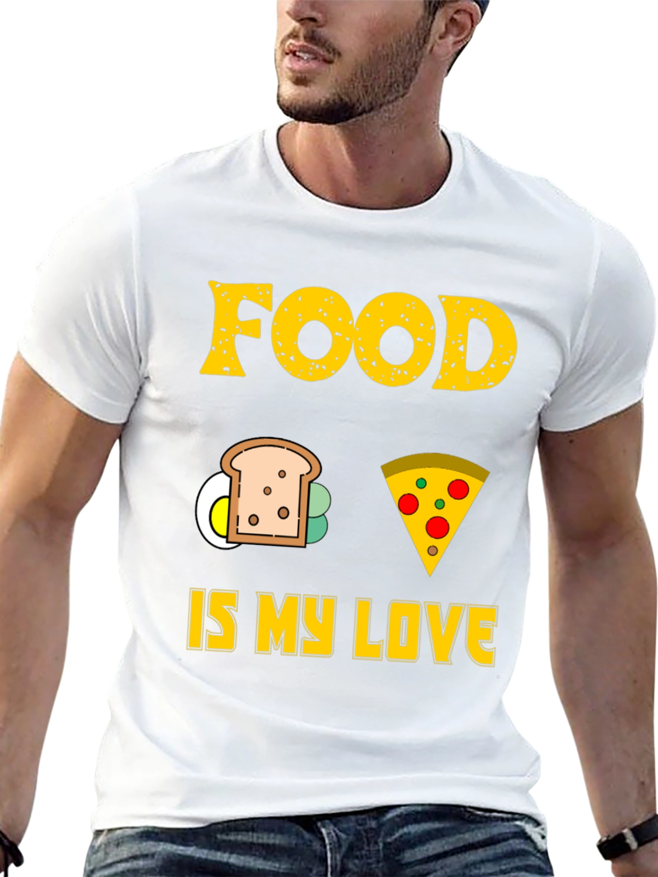 Food is My Love T-Shirt - Graphic Tee