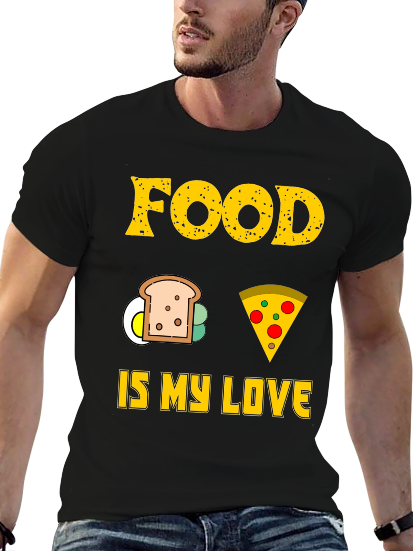 Food is My Love T-Shirt - Graphic Tee