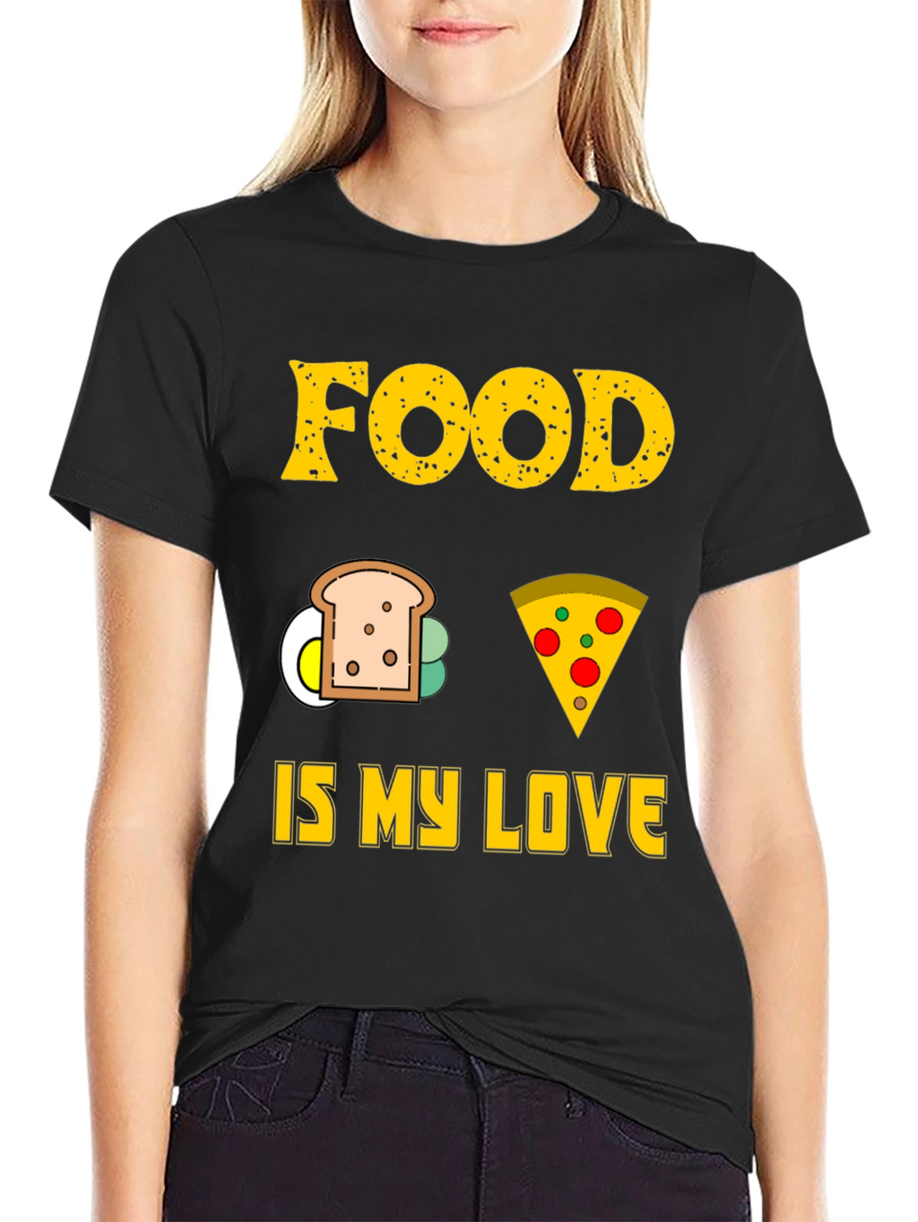 Food is My Love T-Shirt - Graphic Tee