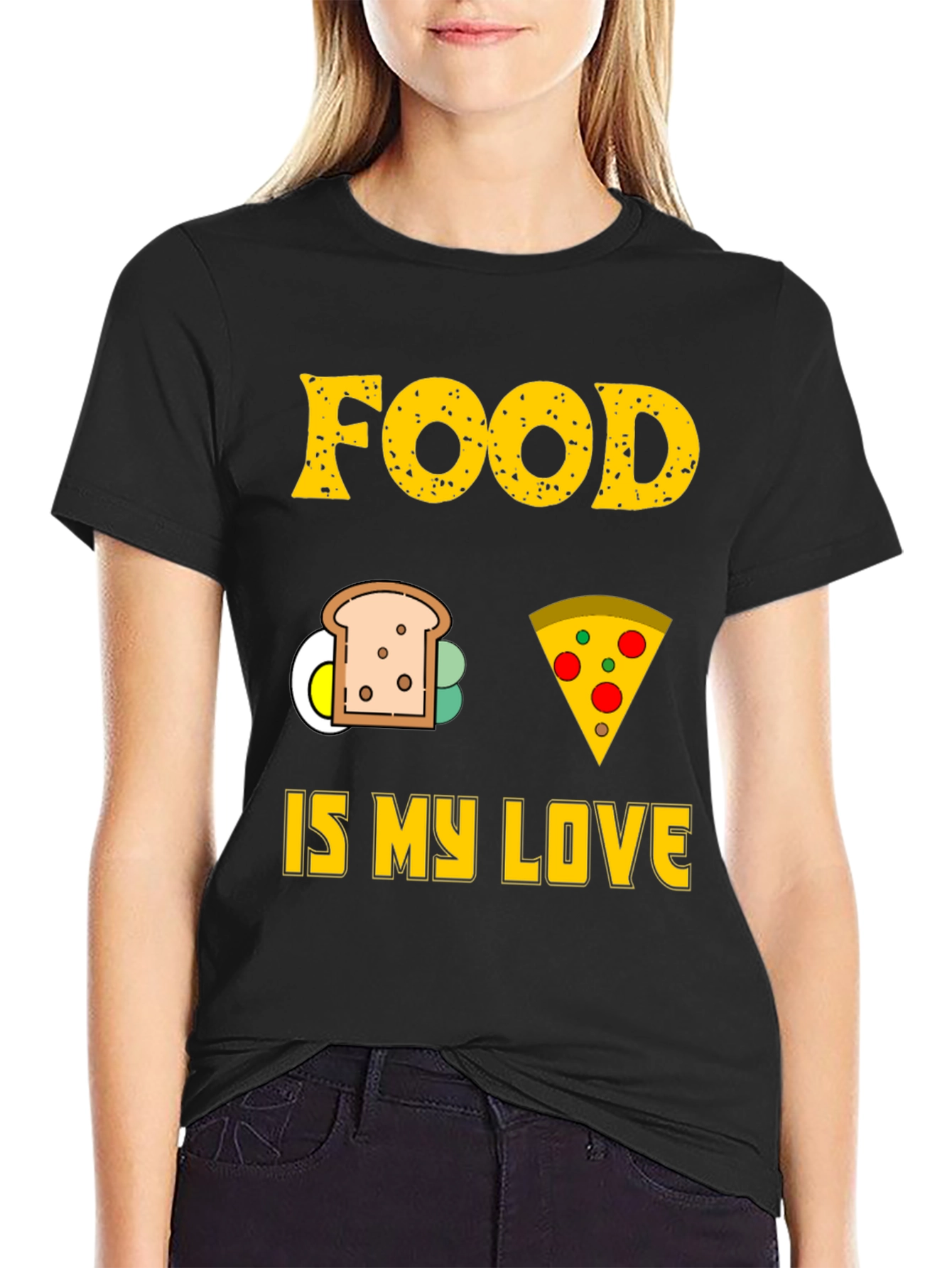 Food is My Love T-Shirt - Graphic Tee