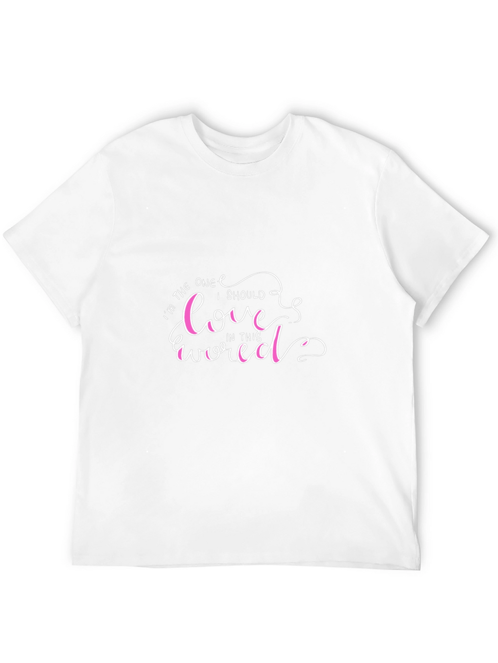 Love Yourself Black Graphic T-Shirt