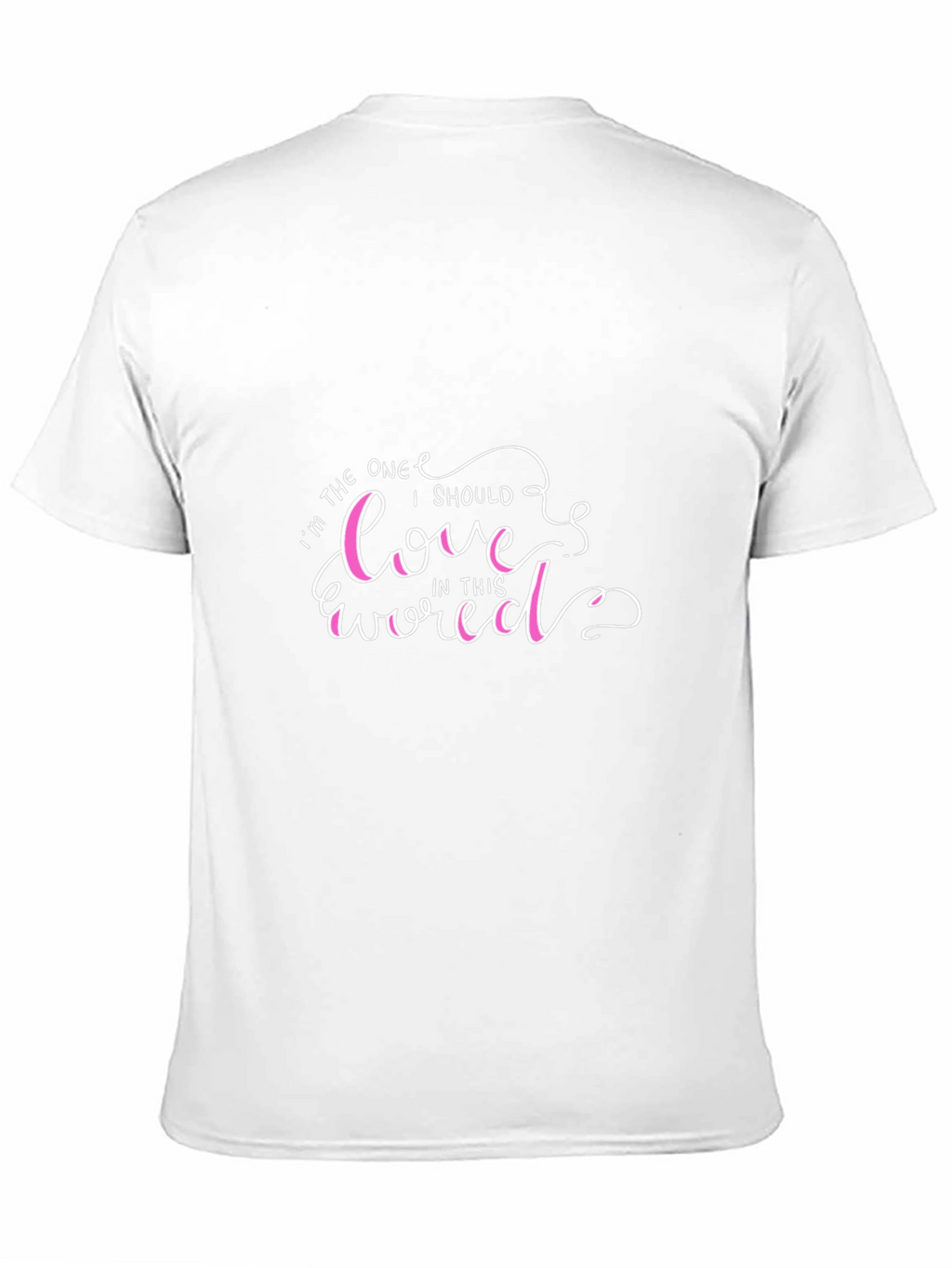 Love Yourself Black Graphic T-Shirt