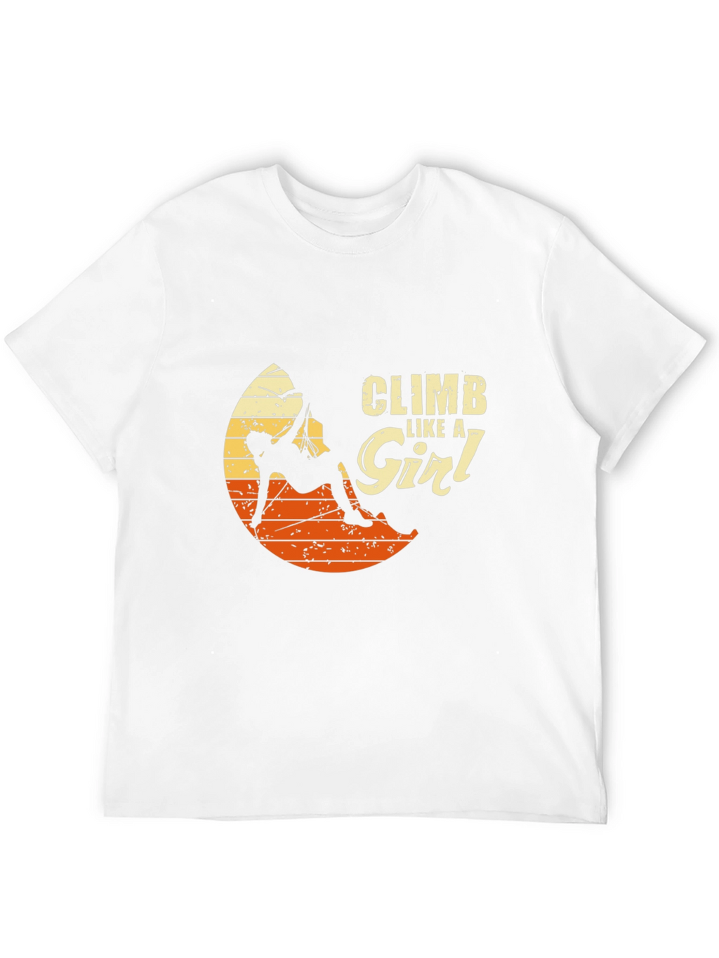 Climb Like a Girl Black T-Shirt