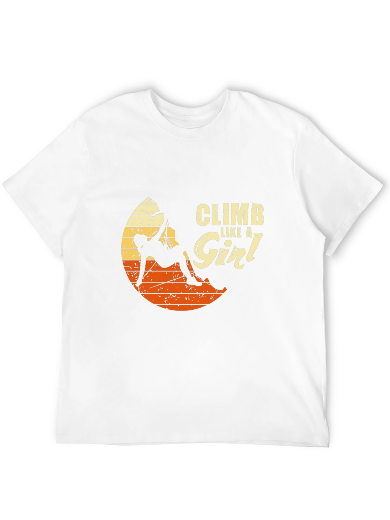 Climb Like a Girl Black T-Shirt