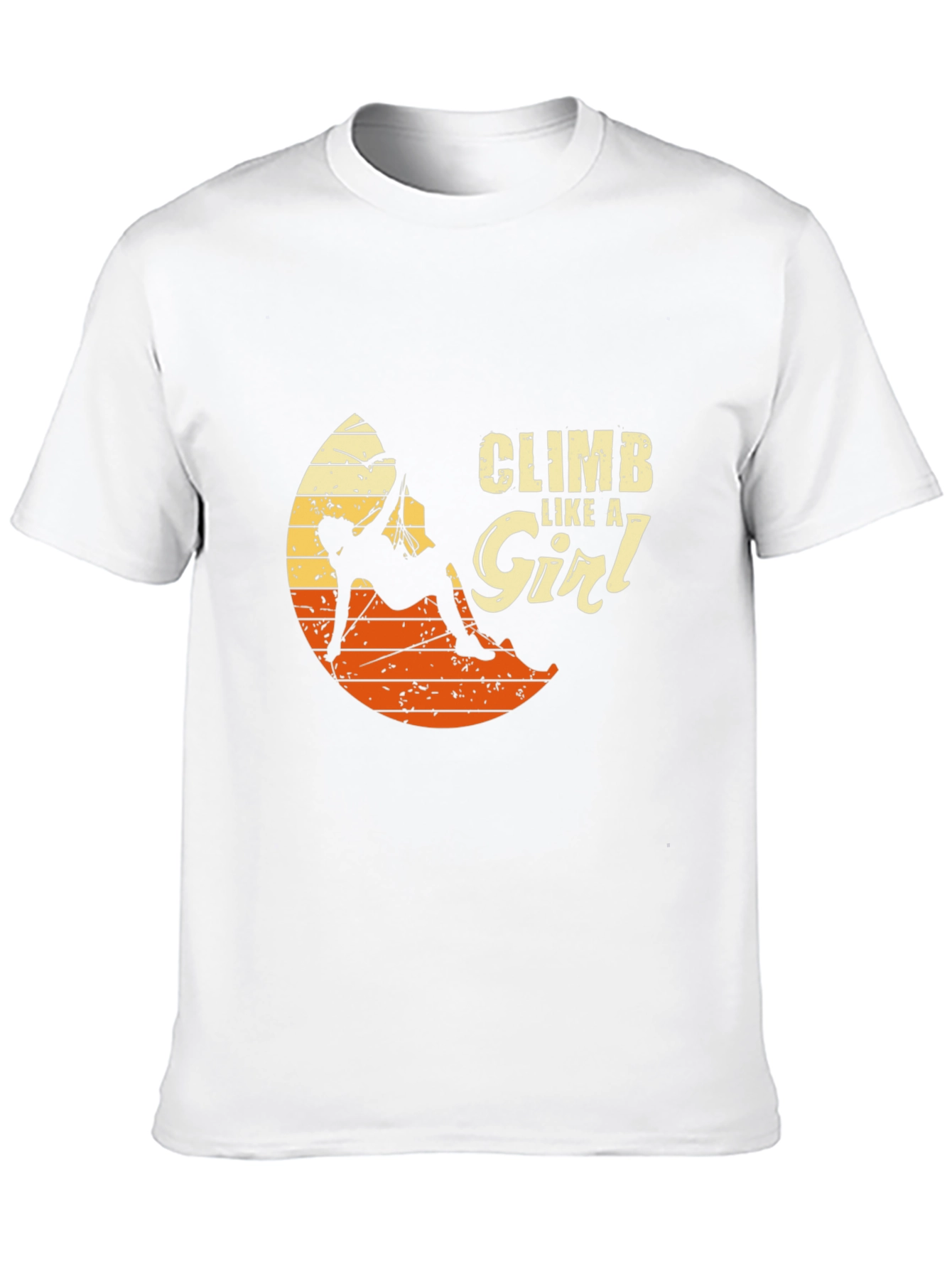 Climb Like a Girl Black T-Shirt