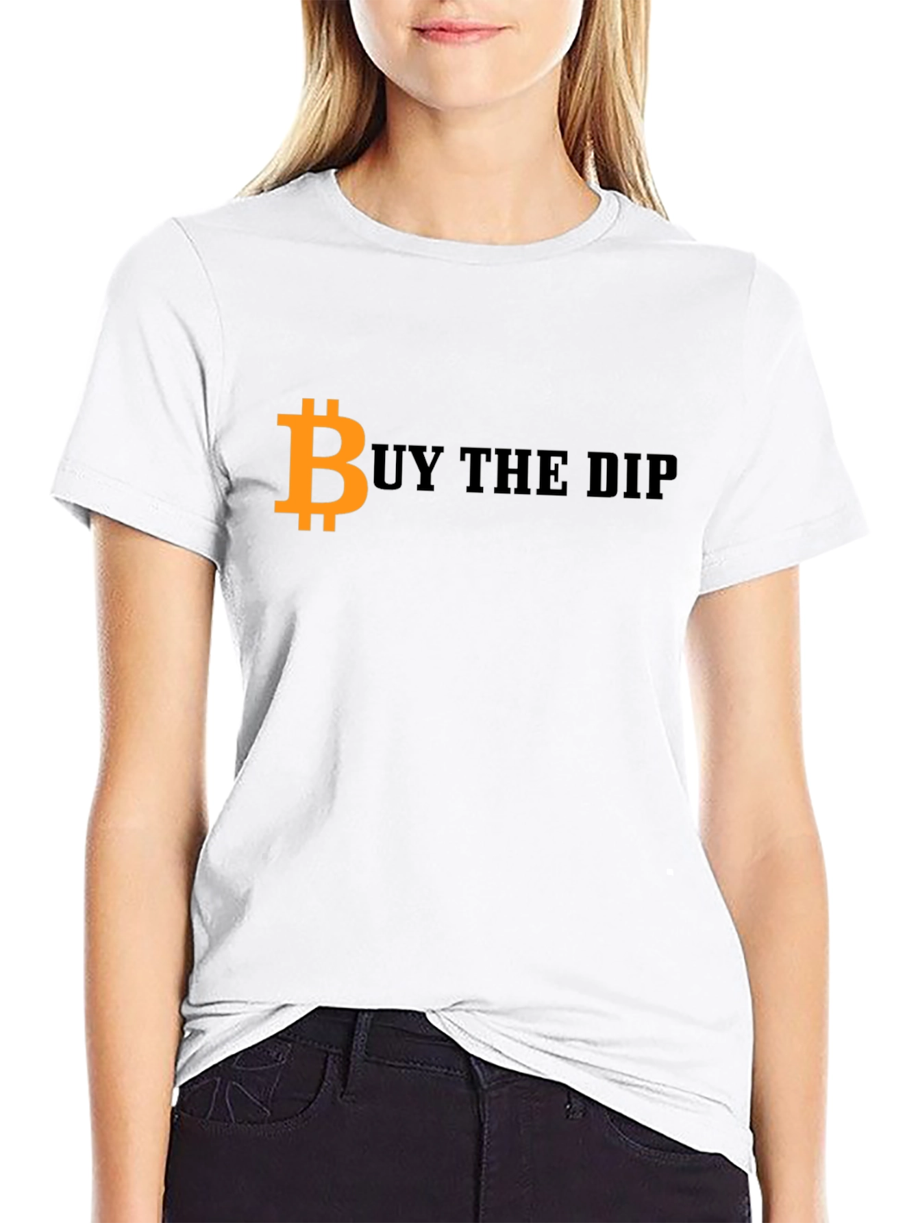 Buy The Dip Bitcoin Crypto Black T-Shirt