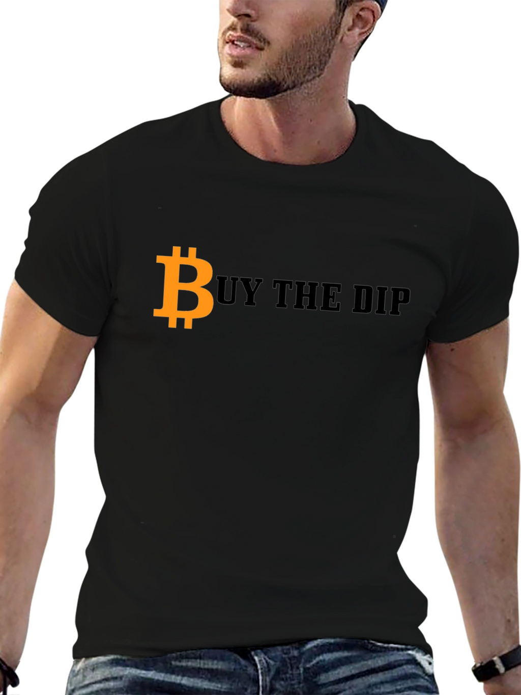 Buy The Dip Bitcoin Crypto Black T-Shirt