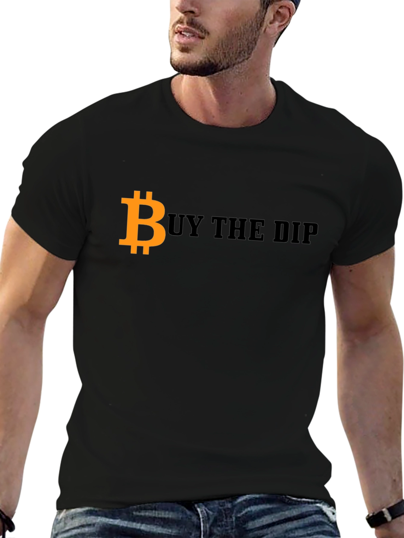 Buy The Dip Bitcoin Crypto Black T-Shirt