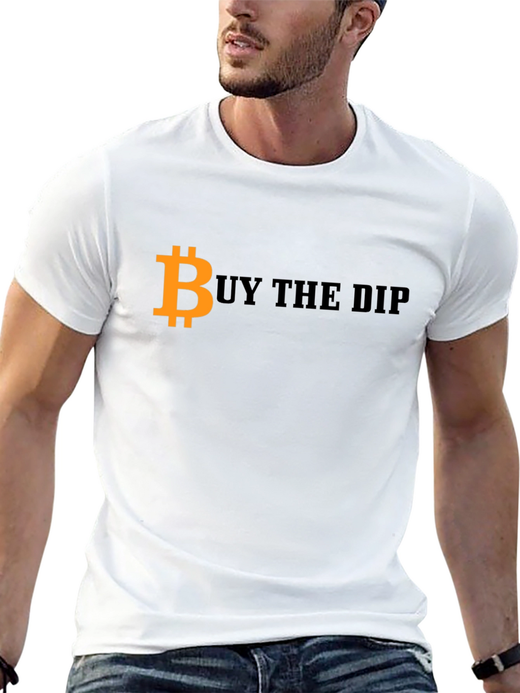 Buy The Dip Bitcoin Crypto Black T-Shirt