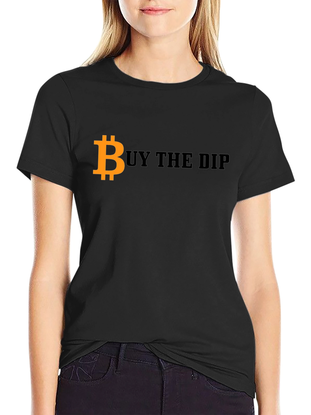 Buy The Dip Bitcoin Crypto Black T-Shirt