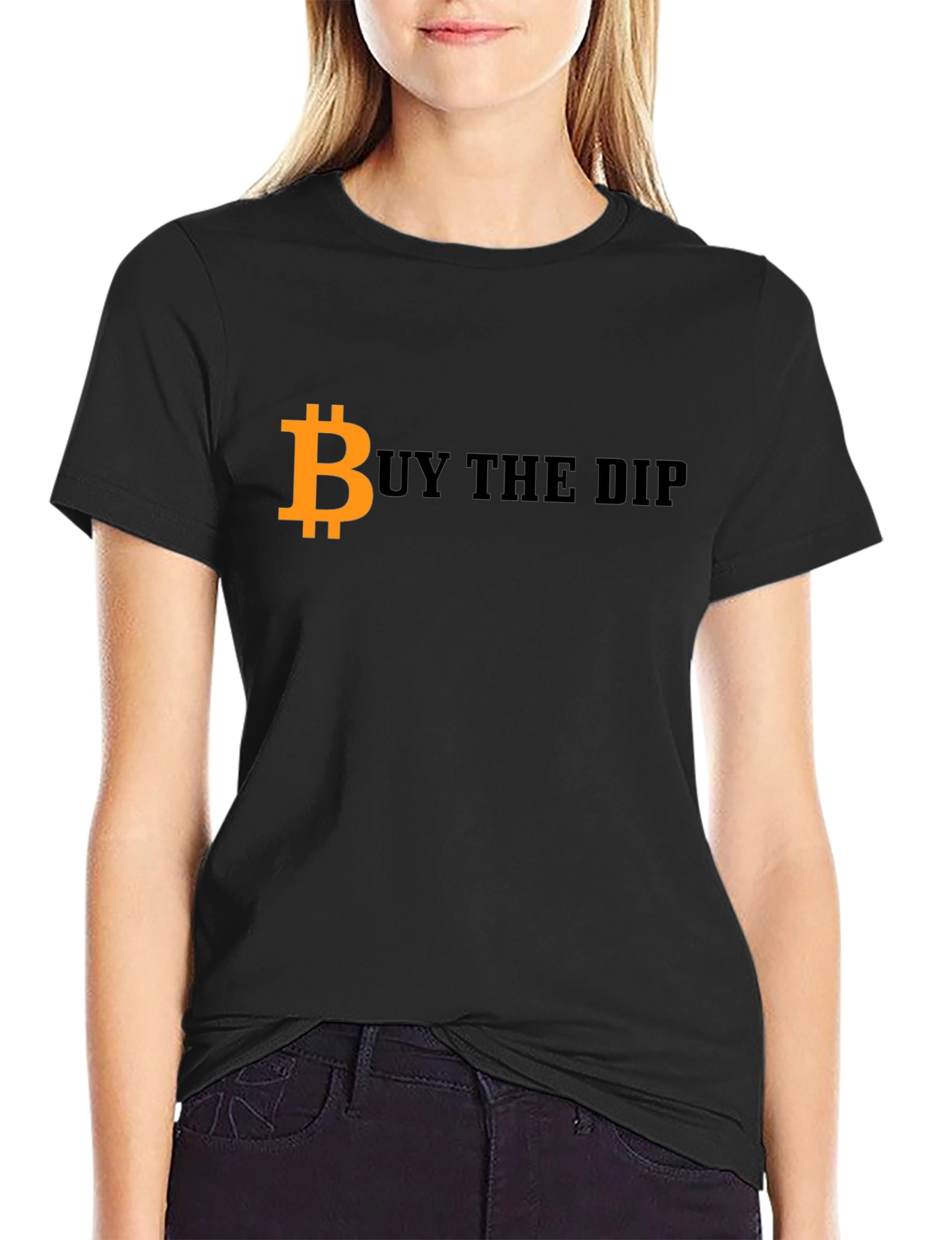Buy The Dip Bitcoin Crypto Black T-Shirt