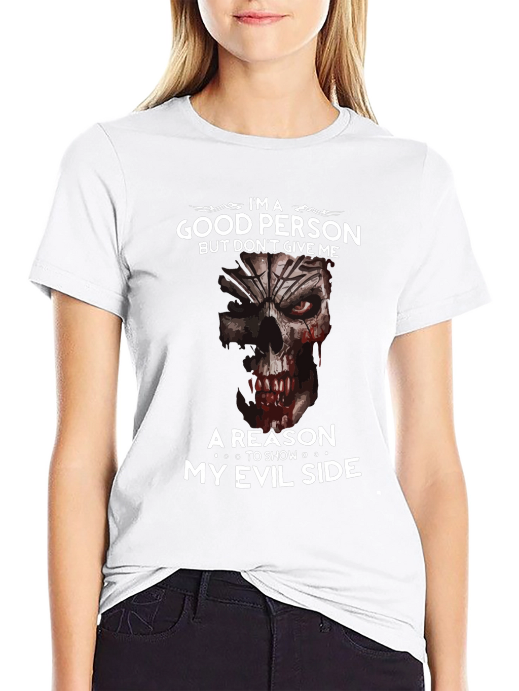 Im A Good Person Evil Side Graphic Tee