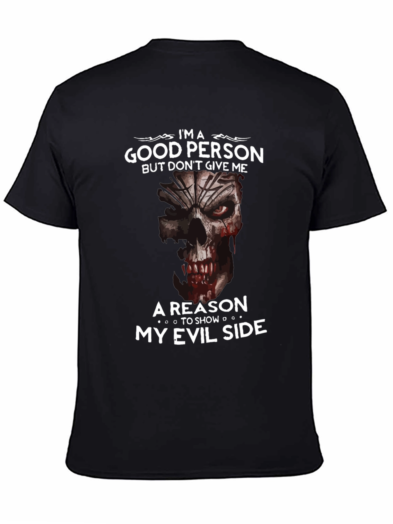 Im A Good Person Evil Side Graphic Tee
