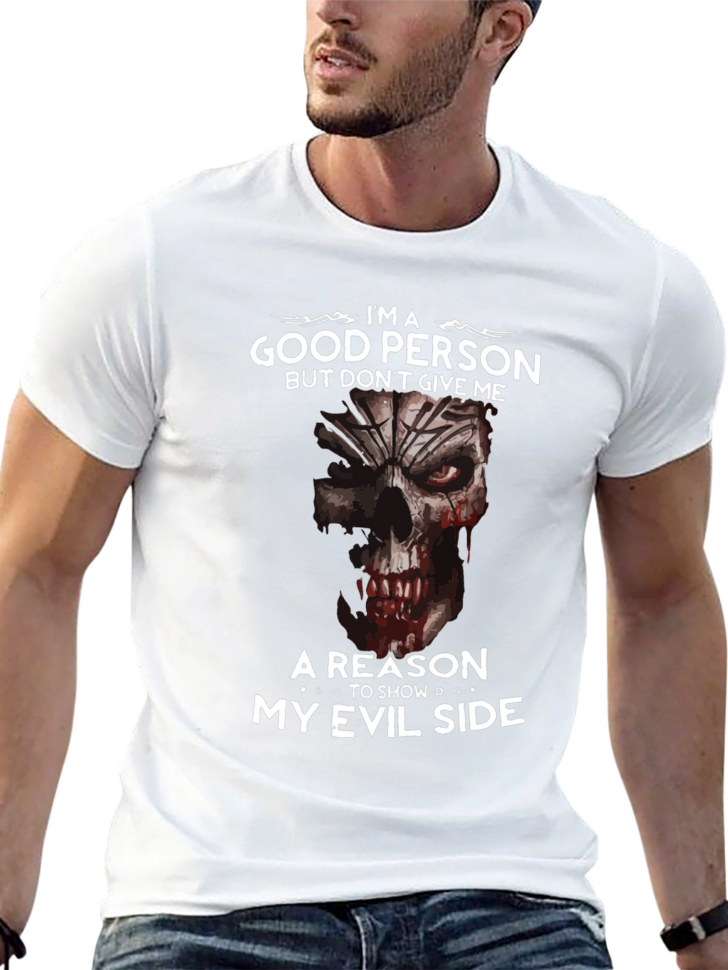 Im A Good Person Evil Side Graphic Tee
