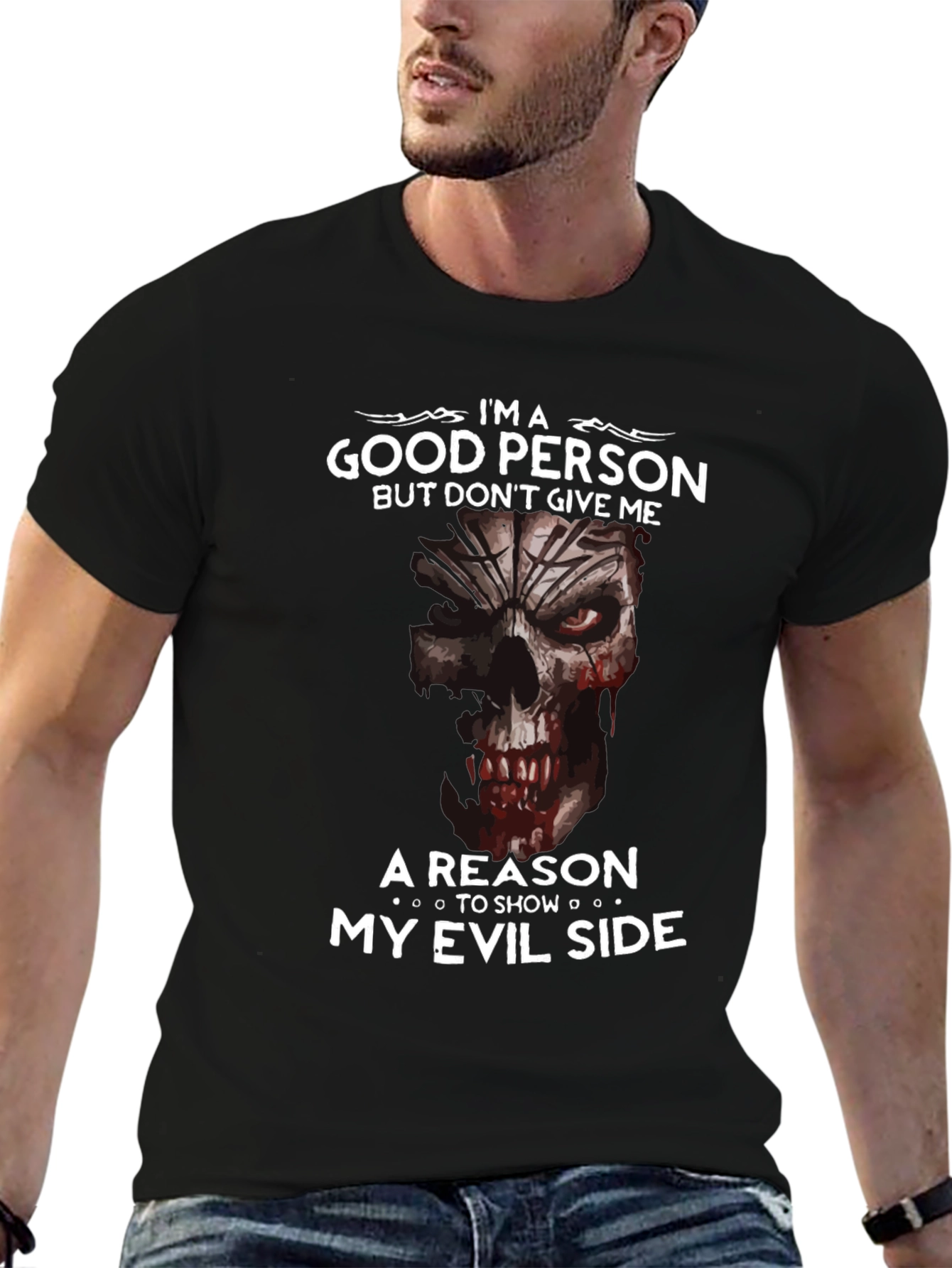 Im A Good Person Evil Side Graphic Tee