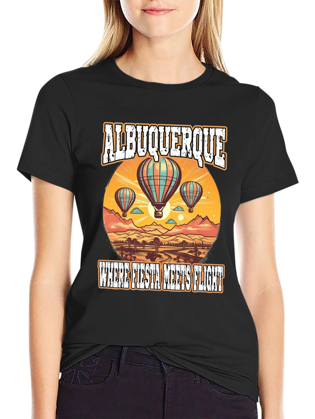 Albuquerque Fiesta Flight Graphic Tee