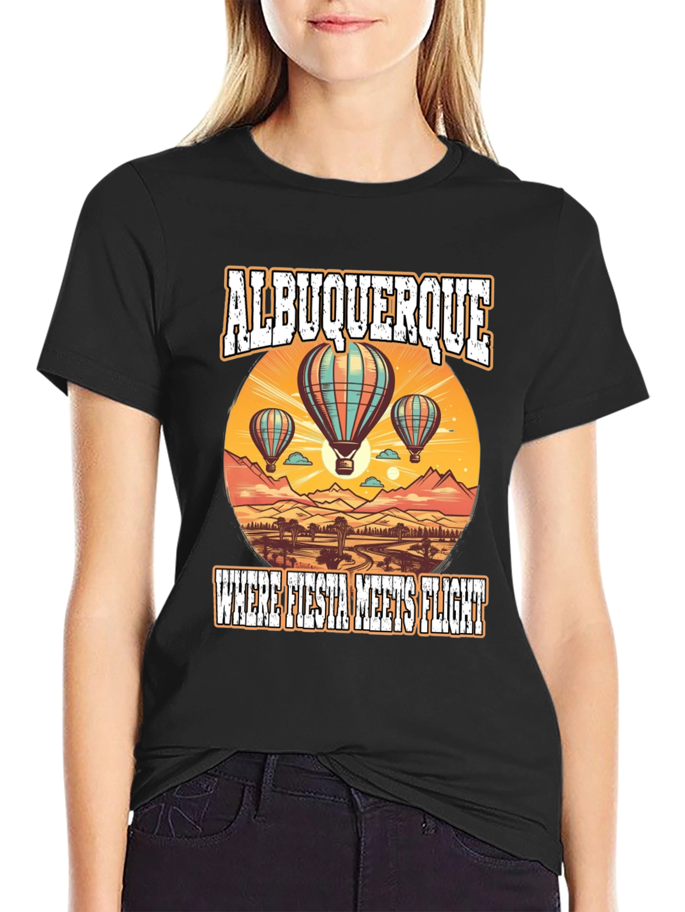 Albuquerque Fiesta Flight Graphic Tee