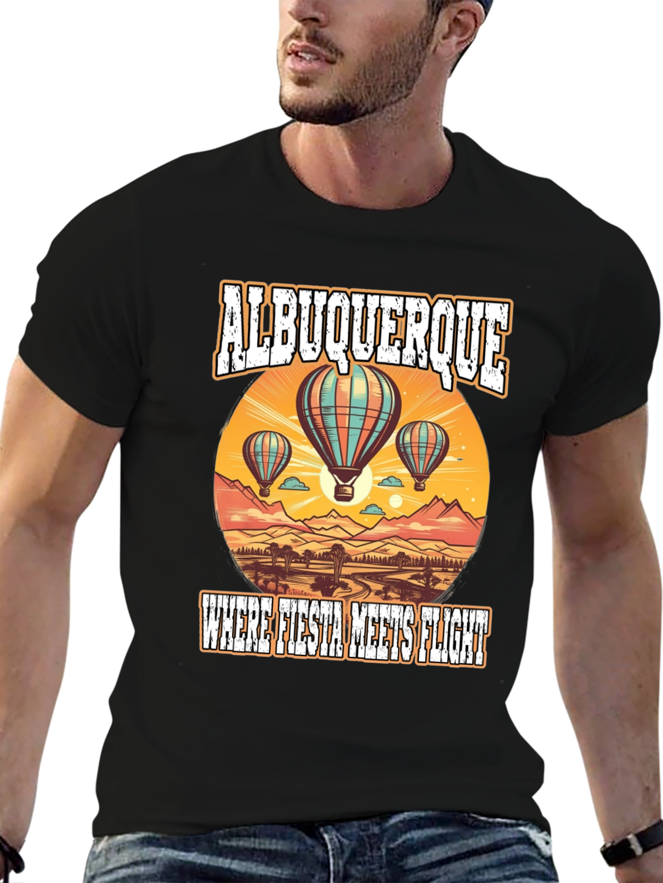 Albuquerque Fiesta Flight Graphic Tee