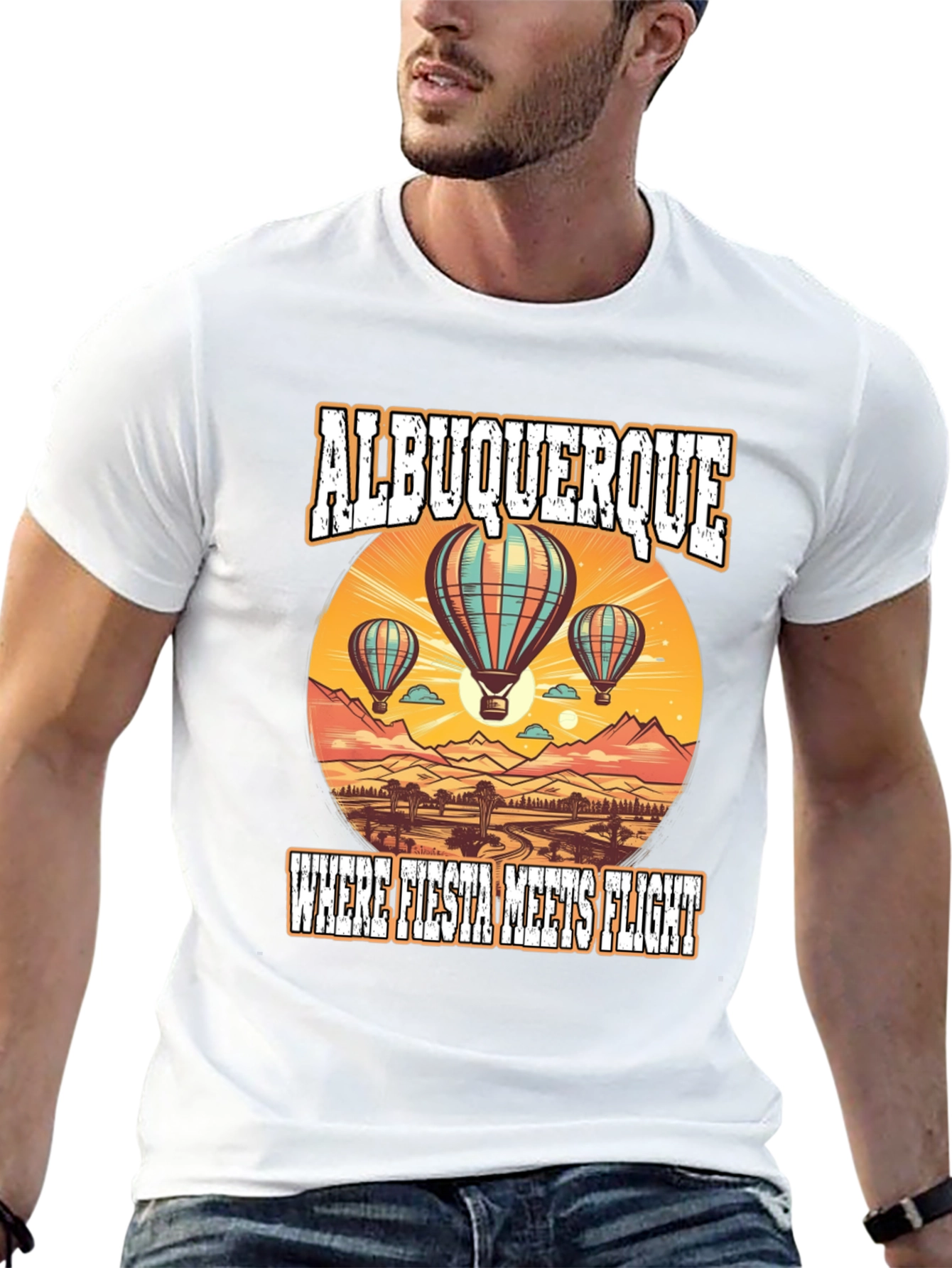 Albuquerque Fiesta Flight Graphic Tee