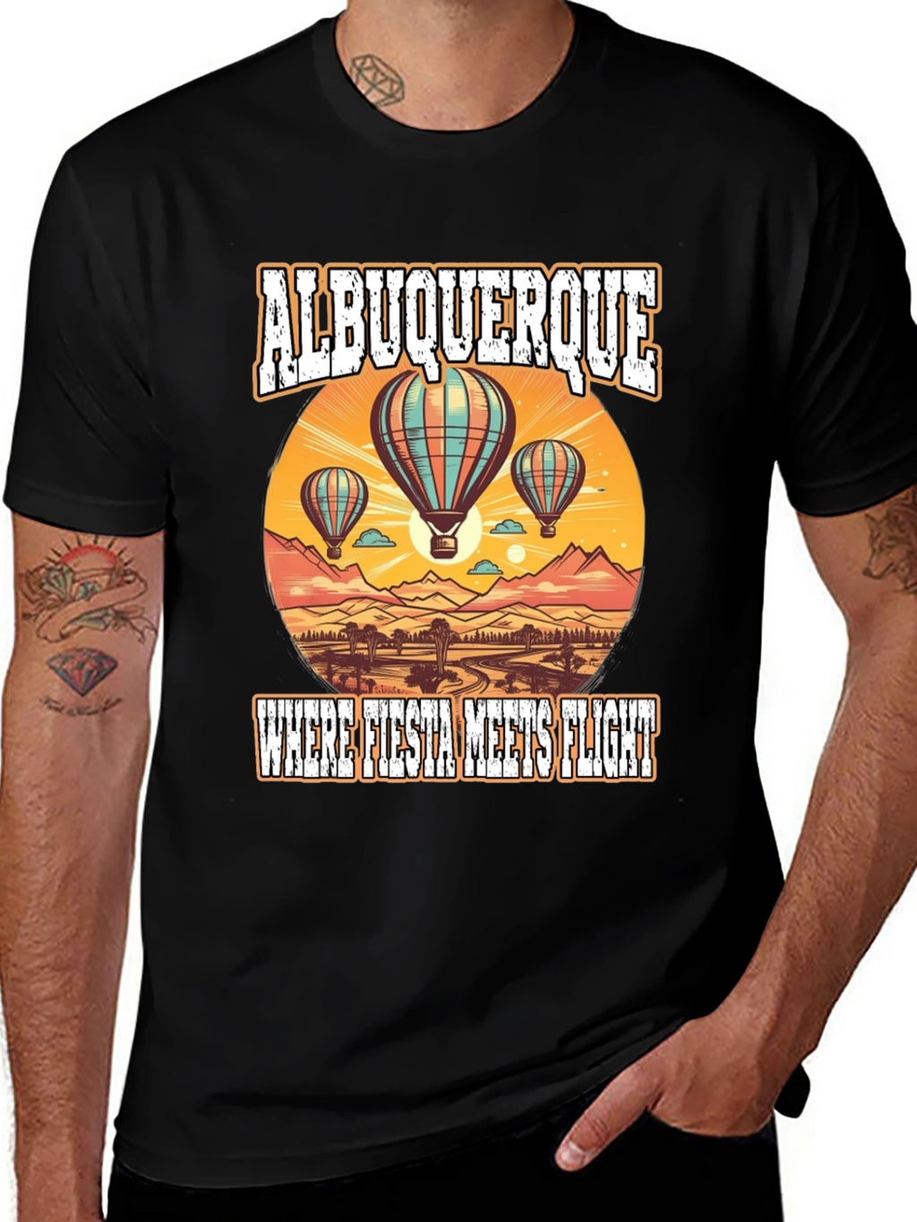 Albuquerque Fiesta Flight Graphic Tee