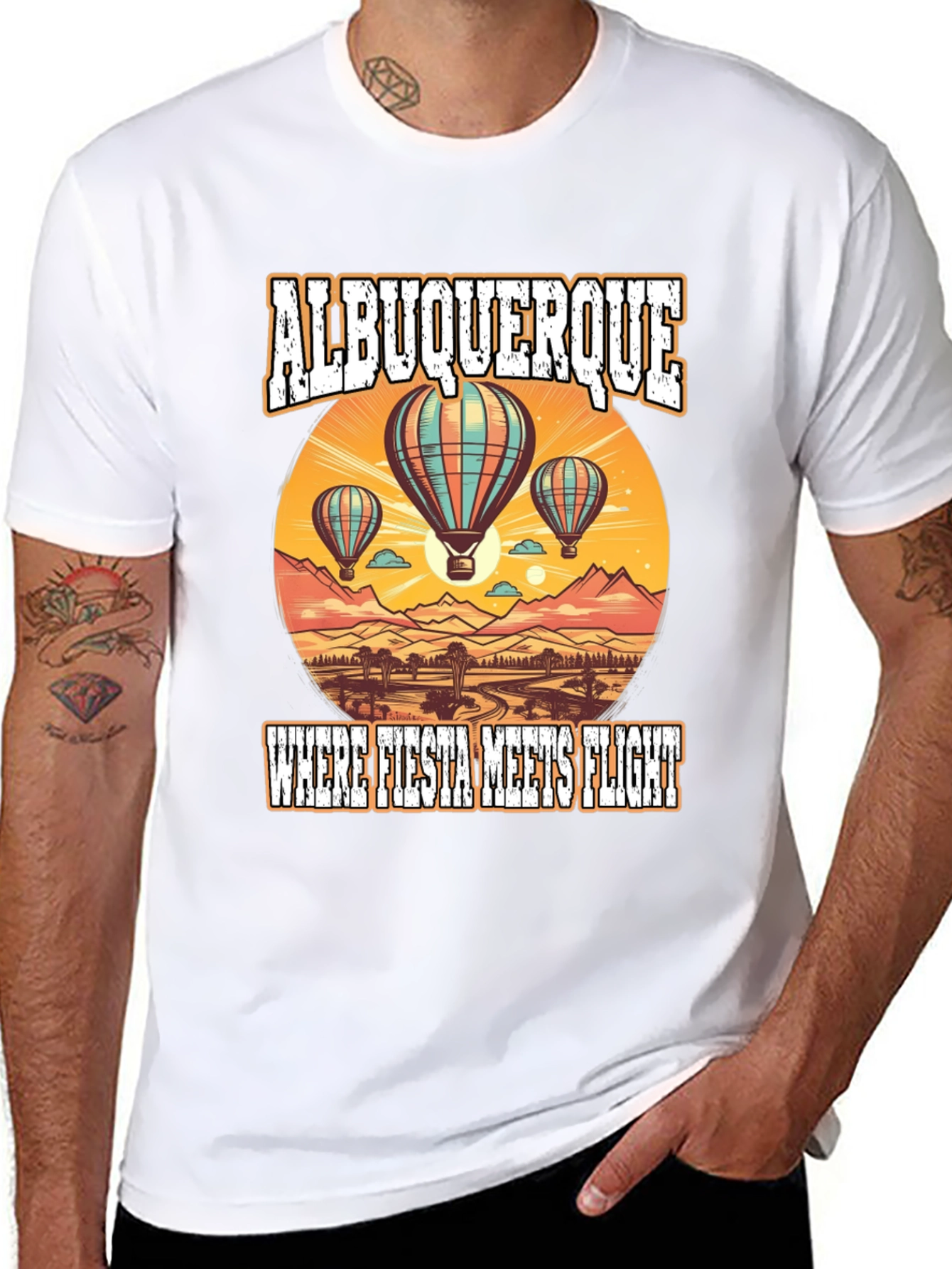 Albuquerque Fiesta Flight Graphic Tee