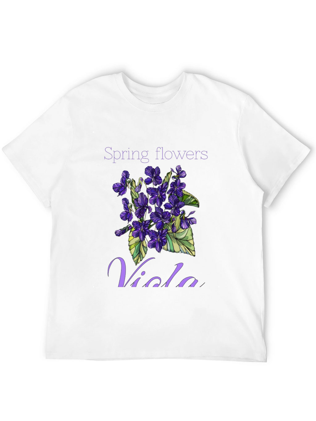 Spring Flowers Viola T-Shirt