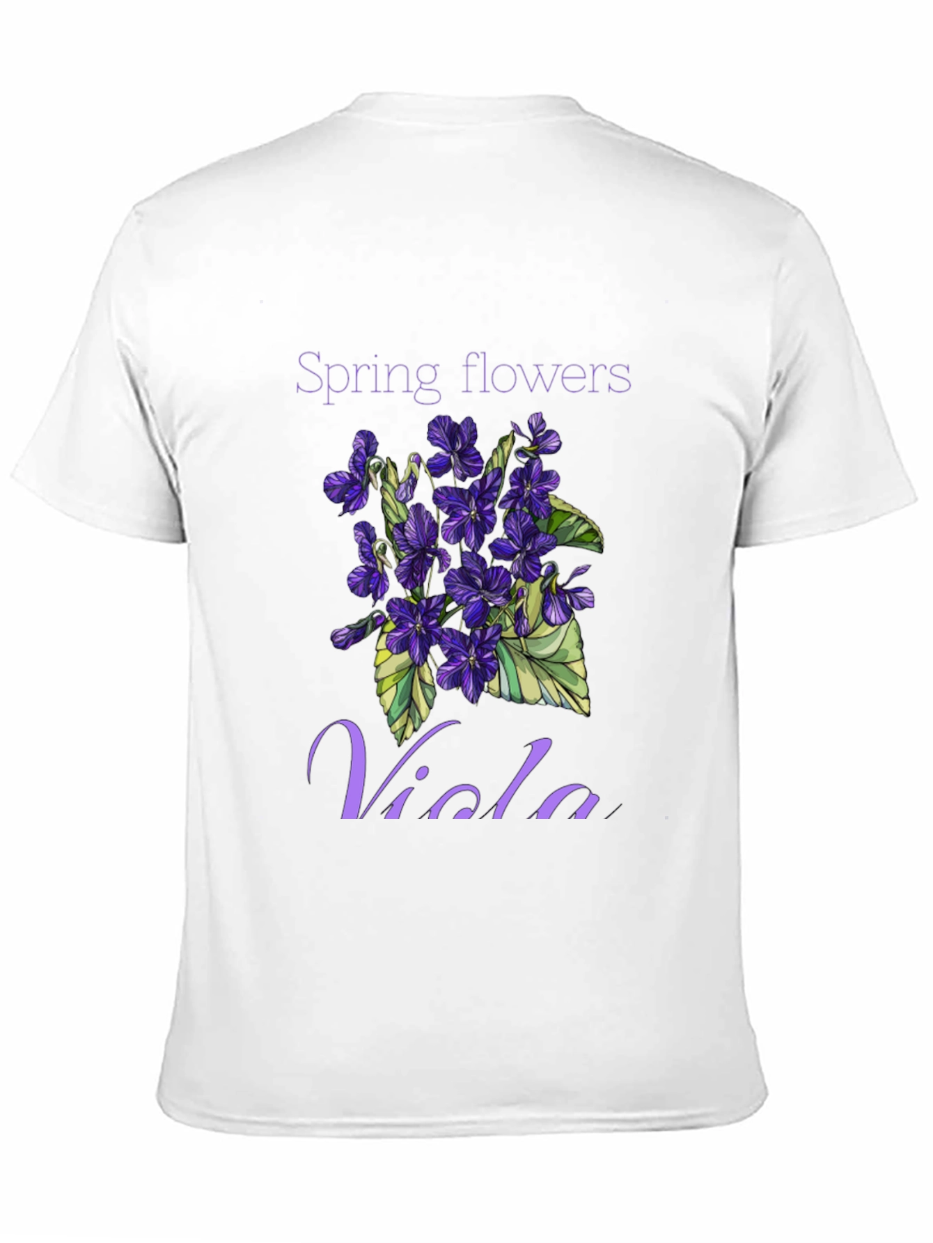Spring Flowers Viola T-Shirt