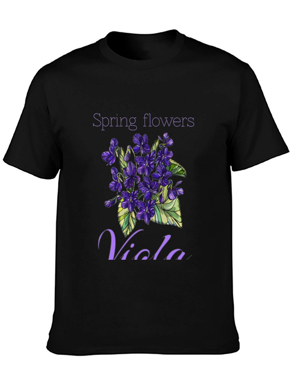 Spring Flowers Viola T-Shirt