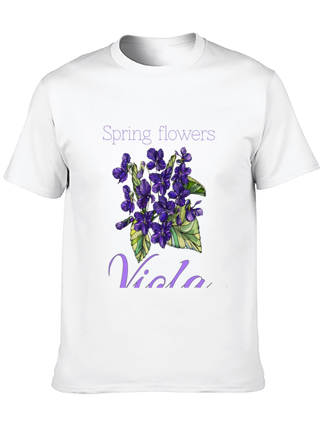 Spring Flowers Viola T-Shirt