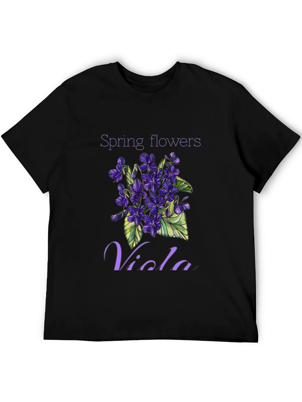 Spring Flowers Viola T-Shirt