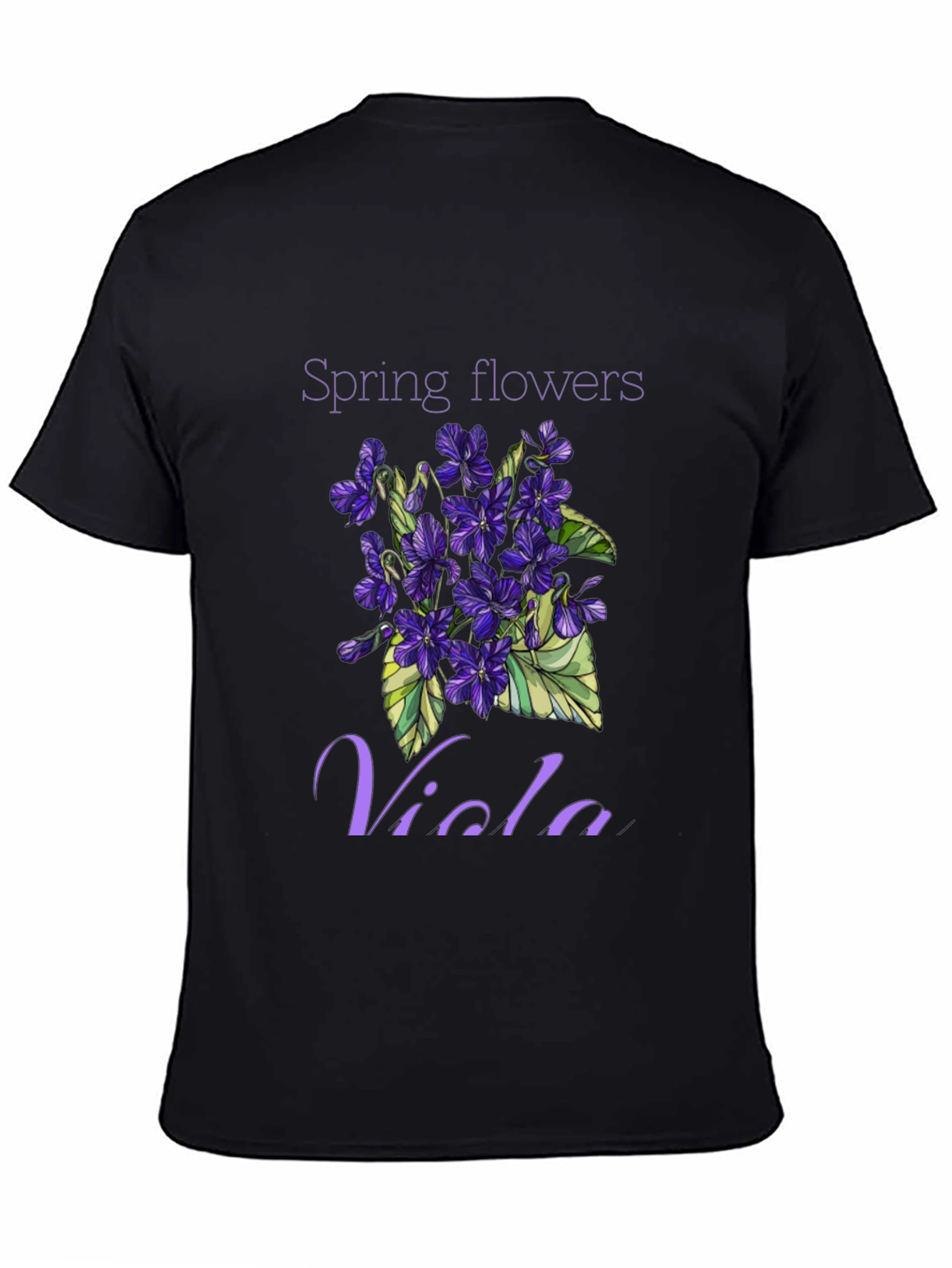 Spring Flowers Viola T-Shirt