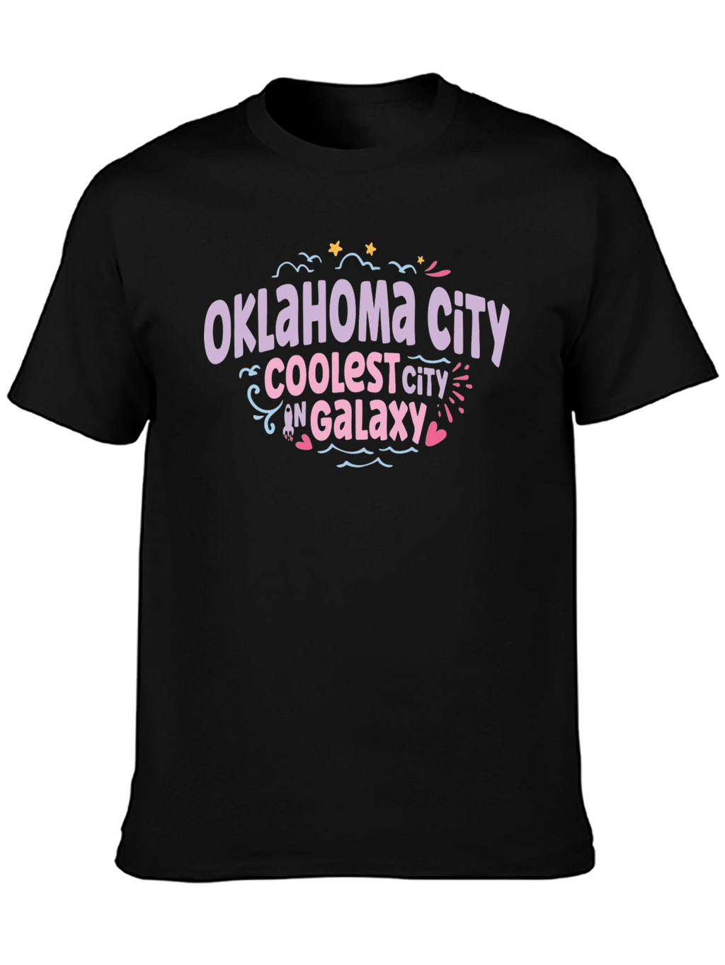 Oklahoma City Coolest City in Galaxy T-Shirt