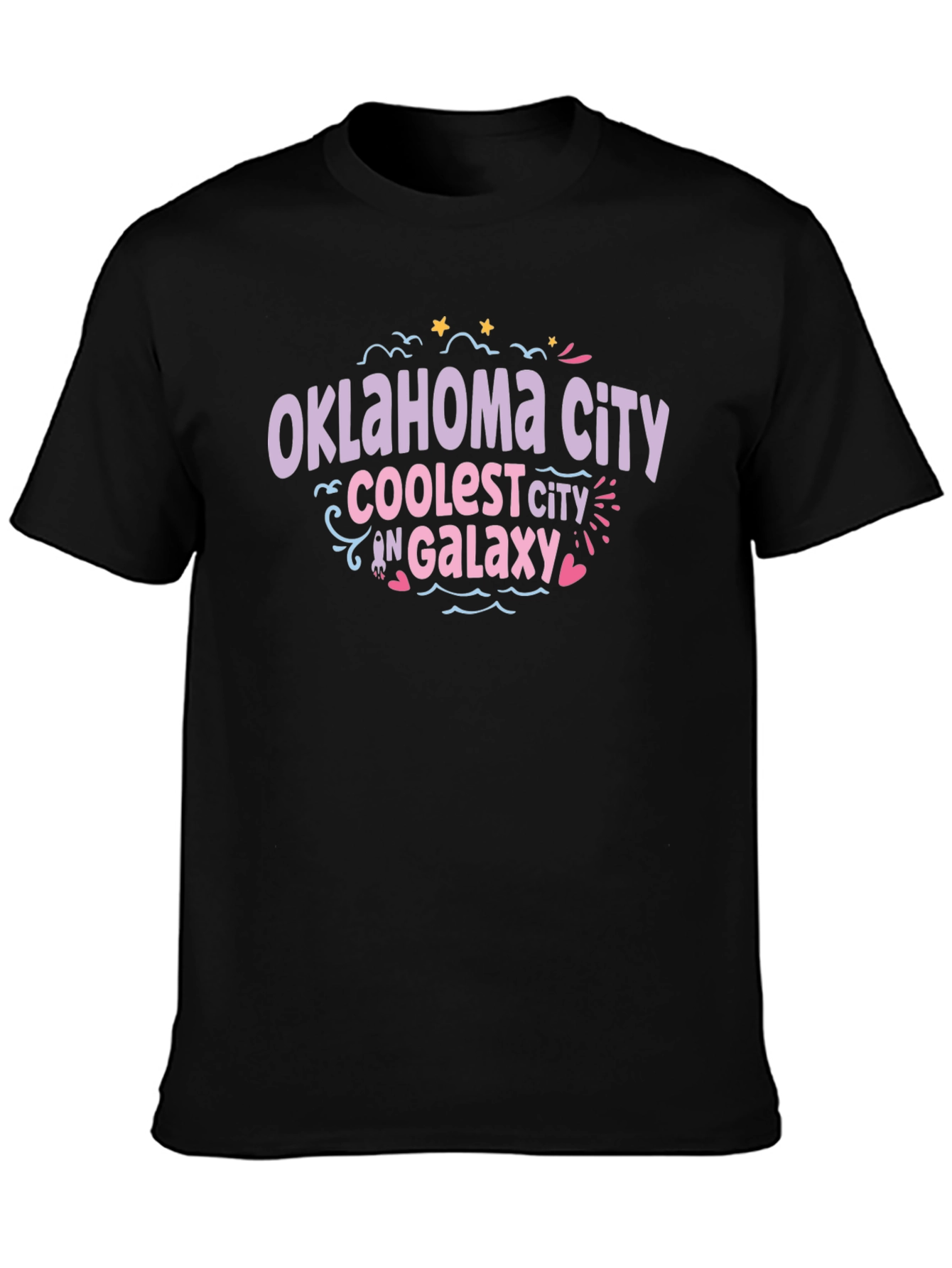 Oklahoma City Coolest City in Galaxy T-Shirt