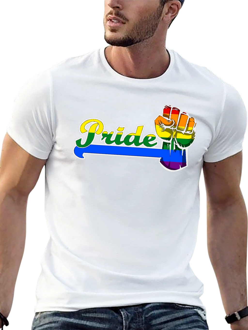 Pride Fist Graphic T-Shirt - LGBTQ+ Pride Month Tee