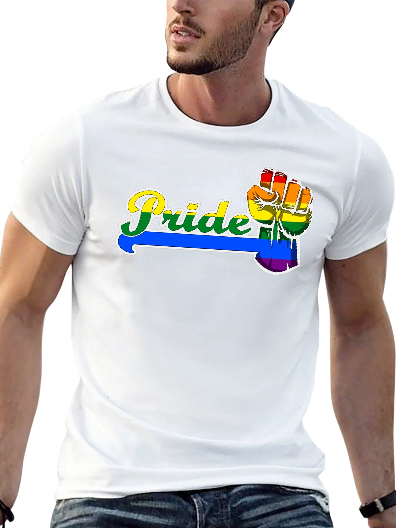 Pride Fist Graphic T-Shirt - LGBTQ+ Pride Month Tee