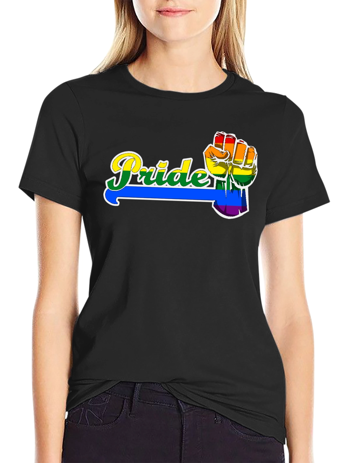 Pride Fist Graphic T-Shirt - LGBTQ+ Pride Month Tee