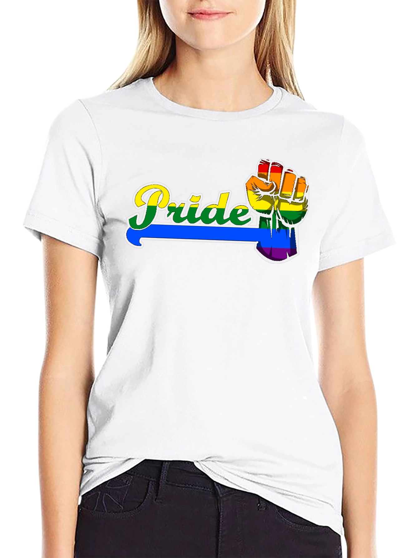 Pride Fist Graphic T-Shirt - LGBTQ+ Pride Month Tee
