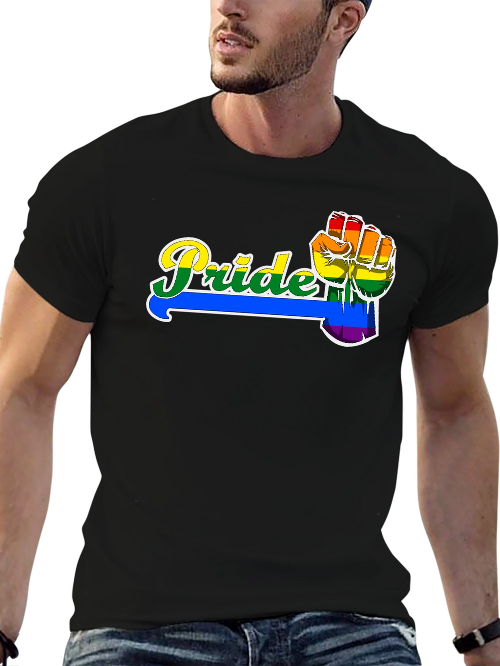 Pride Fist Graphic T-Shirt - LGBTQ+ Pride Month Tee
